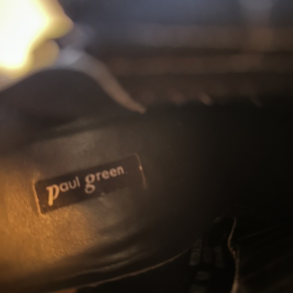 Paul Green $420 Women's Malibu Sliced Booties Boots 8.5 Leather Metallic Brown - Picture 8 of 9